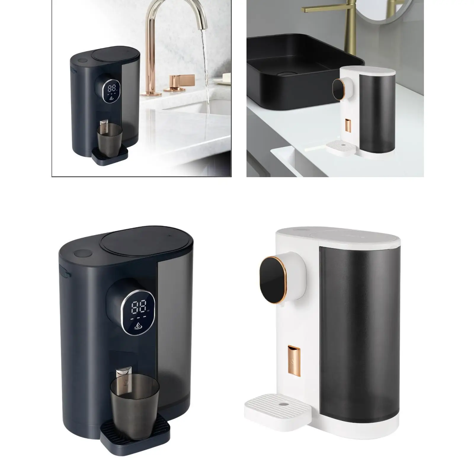 Automatic Mouthwash Dispenser for Bathroom Wall Mounted for Home Kids Hotel