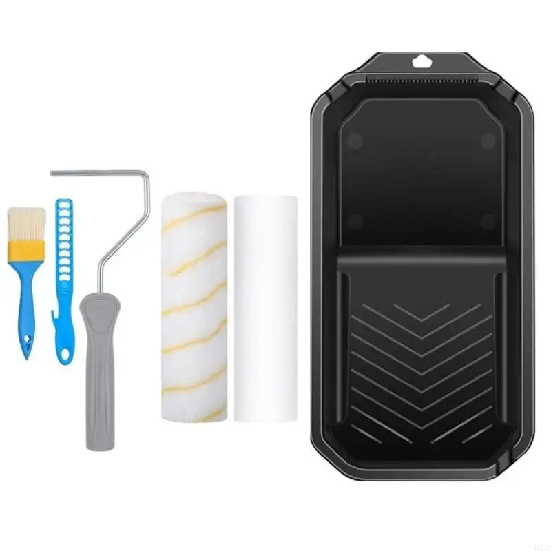 Small Paint Roller Set with Microfiber Rollers Designs for Professional Use 203F
