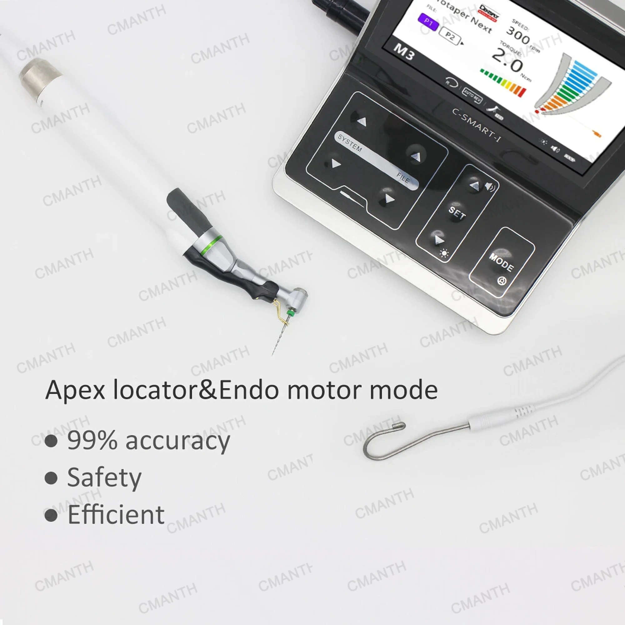 Motore Endodontico COXO C Smart I Pro con Manipolo LED Endo e Contrangolo 16:1 Mini NSK - Attrezzatura Odontoiatrica - immagine 5