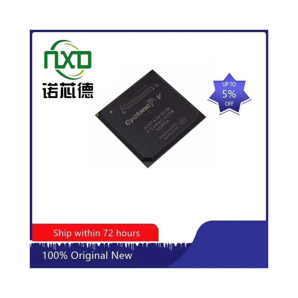 

10PCS/LOT 5CEFA2U19I7N BGA484 MCU ELECTRONIC COMPONENTS FIELD PROGRAMMABLE GATE ARRAY (FPGA) IC -40°C ~ 100°C (TJ)