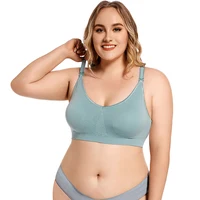 Plus Size Wireless Maternity Bra Front Open Gather Together Prevent Sagging Seamless 3D Breathable Comfortable Breastfeeding Bra 2