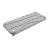 Sink Tray With Grooves,Stainless Steel Feet With Rubber Bottom Water Absorbing Stone Used For Toiletries Light Grey 1
