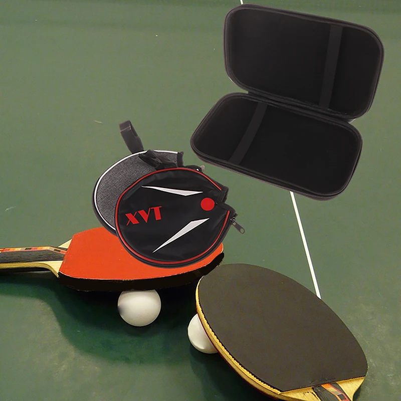 1Pc Table Tennis Bat Cover Paddle EVA Bag Shock-resistant Ping Pong Cases Zip Pocket Racket Bags Waterproof Covers