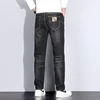 Big Tall Clothes Men's Jeans Extral Long Leg Length Straight Denim Pant Male Lengthened Trouser Slim Thin 190cm 200 Cm 120cm 110 5