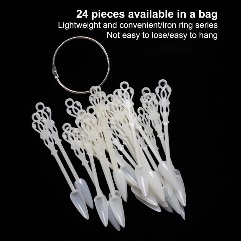 Nail Color Card Lightweight Nail Fan Tip Ultra Long Extend Nails  Delicate Display Fan Swatch Holder Nail Art Color Card
