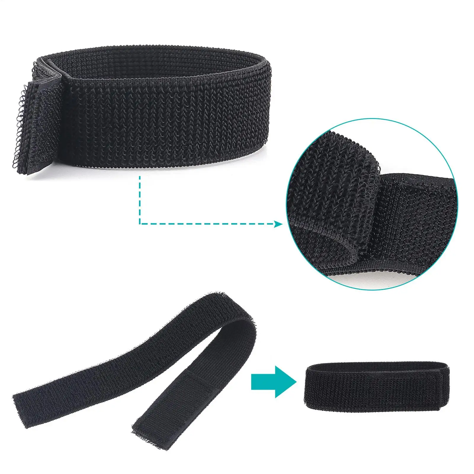 Pant Straps For Biking Cycling Trouser Clip Elastic Ankle Bands Trousers 1 Set For Riding Recreation Fishing Cycling Bicycle