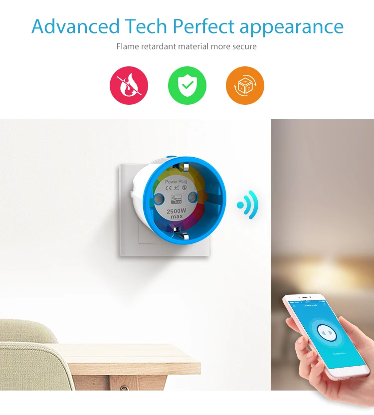 NEO Coolcam Z-WAVE PLUS EU Smart Power Plug Socket Home Automation Alarm Smart H