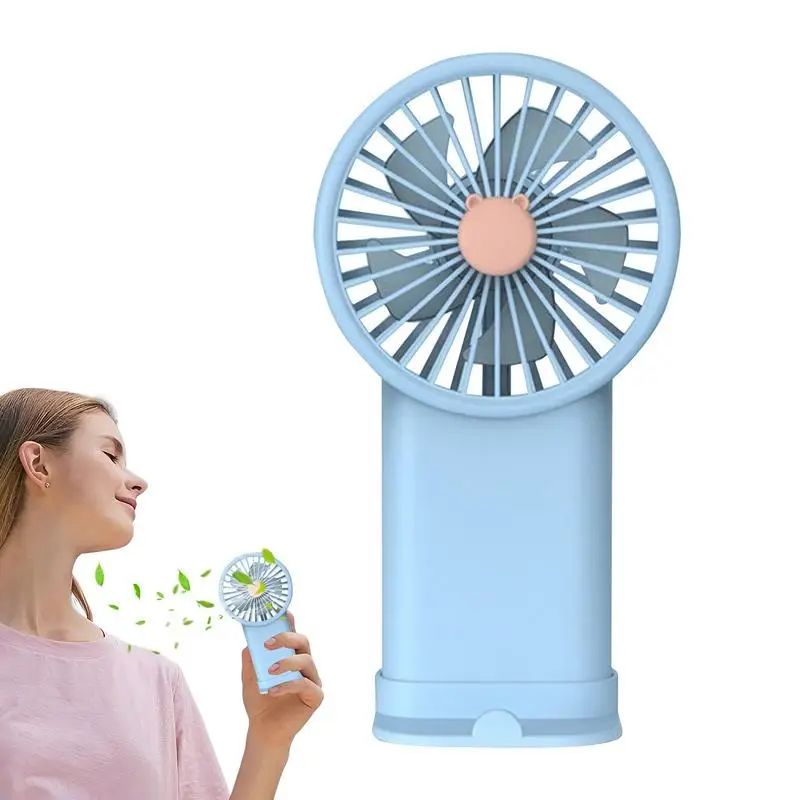 

Hand Held Fan Portable USB Rechargeable Fan Desktop Hand-Held Small Fan Cooling Fan Personal Fan For Travel Outdoors Desktop