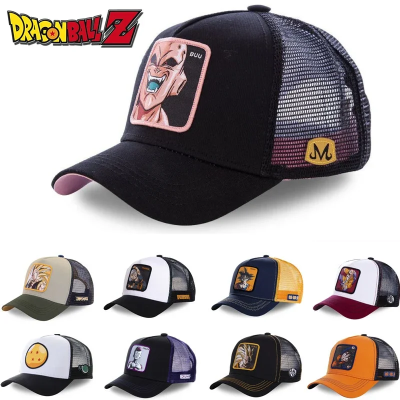

Новинка, мужские кепки Dragon Ball Z, женские и мужские бейсболки, летняя кепка с солнцезащитным козырьком, аксессуары для одежды, подарки на день рождения