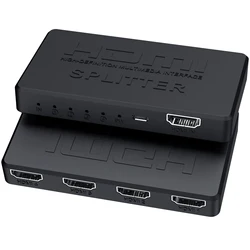 Ultra HD HDMI Splitter and Switch with 4 Outputs (1 in 4 out)