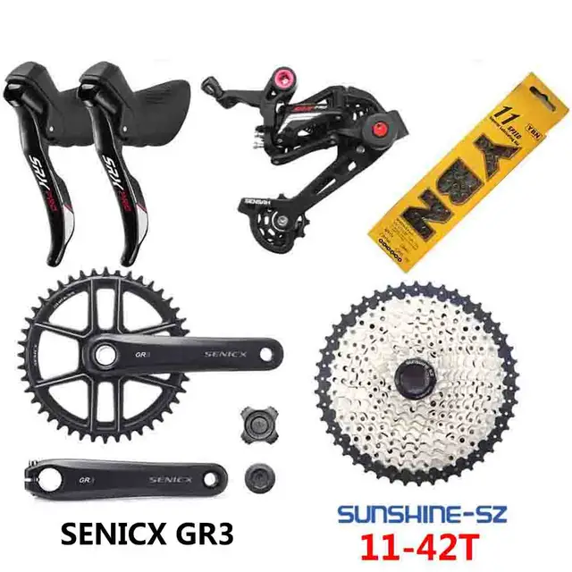 SENSAH SRX PRO 1x11 Speed 11s Road Bike Groupset STI R/L Shifter Rear