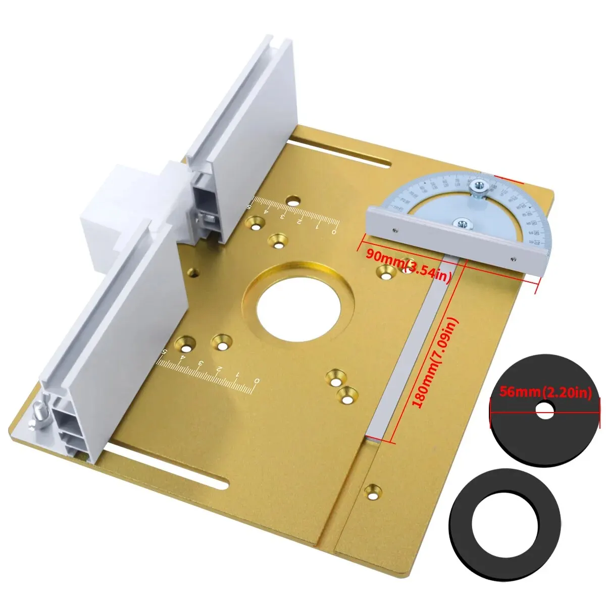 طاولة توجيه الألومنيوم متعددة الوظائف، لوحة إدراج...