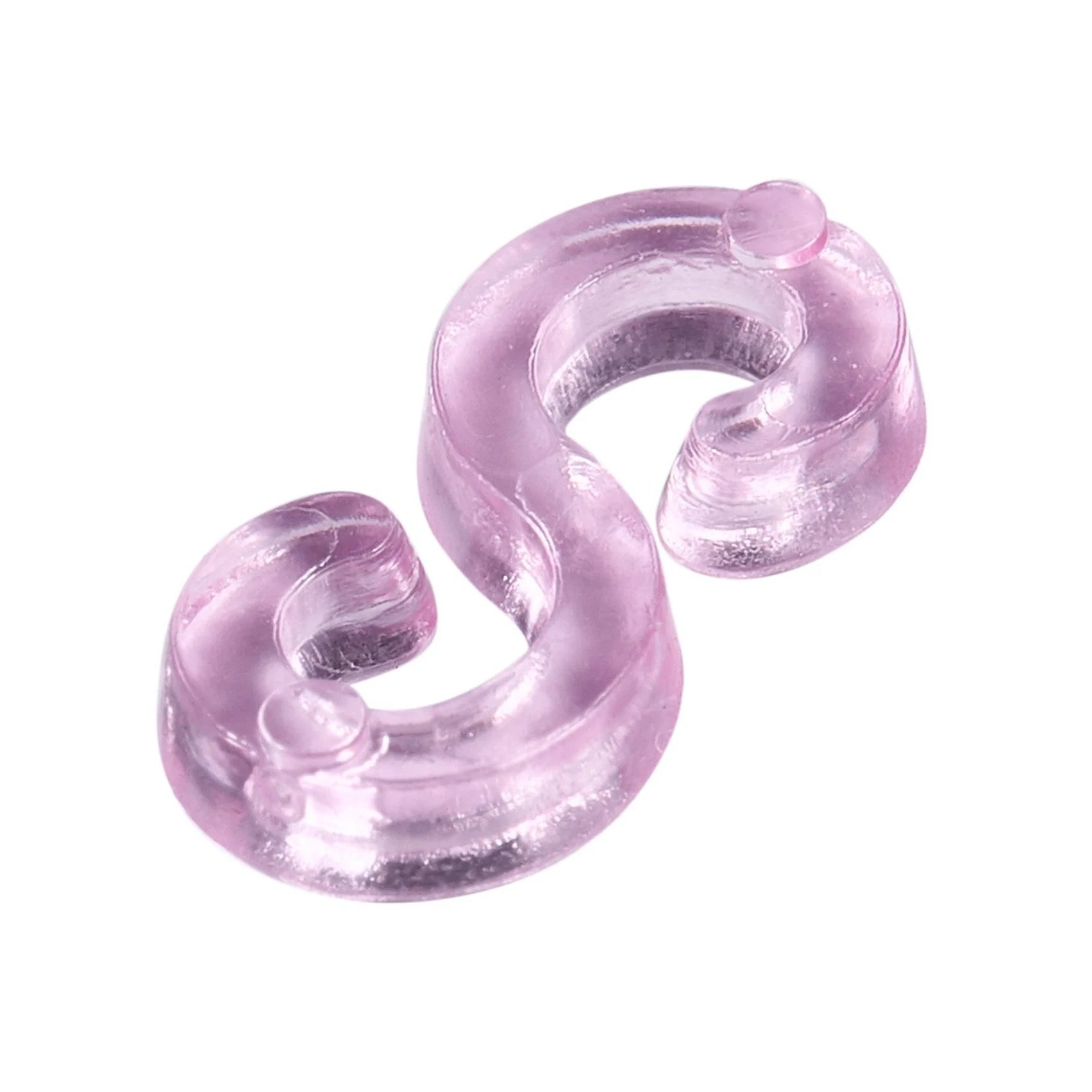 AA05 새로운 놀라운 루프 밴드 250개 팩 다채로운 S-클립