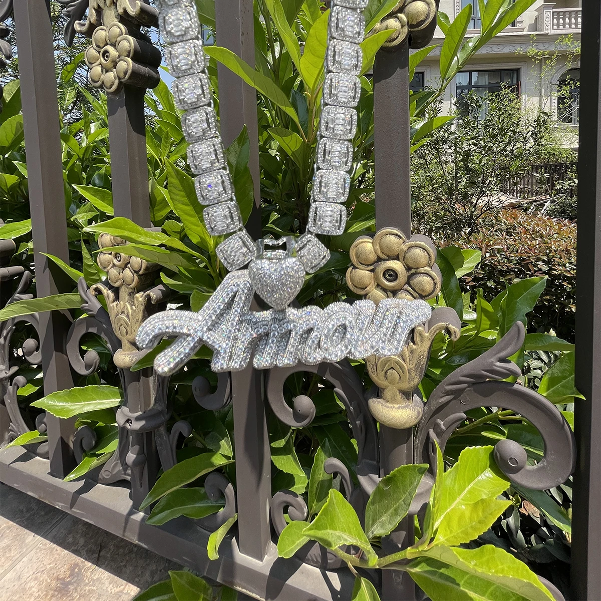 Colar com nome personalizado carta bolha para mulheres, pingente gelado,  jóias Hip Hop, tendência, transporte da gota, mais vendido, 2022 -  AliExpress, image size:1200x1200