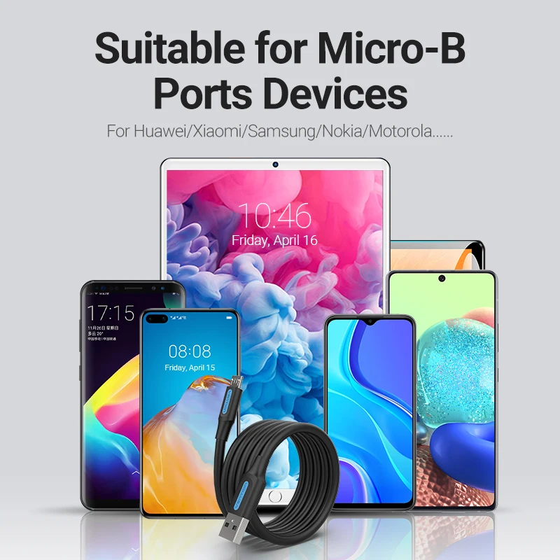 High-Speed 60W Fast Charging Micro USB Cable