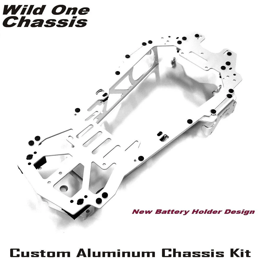 Paraurti Anteriore In Alluminio Con LED Per Tamiya Wild One – RC 1:10