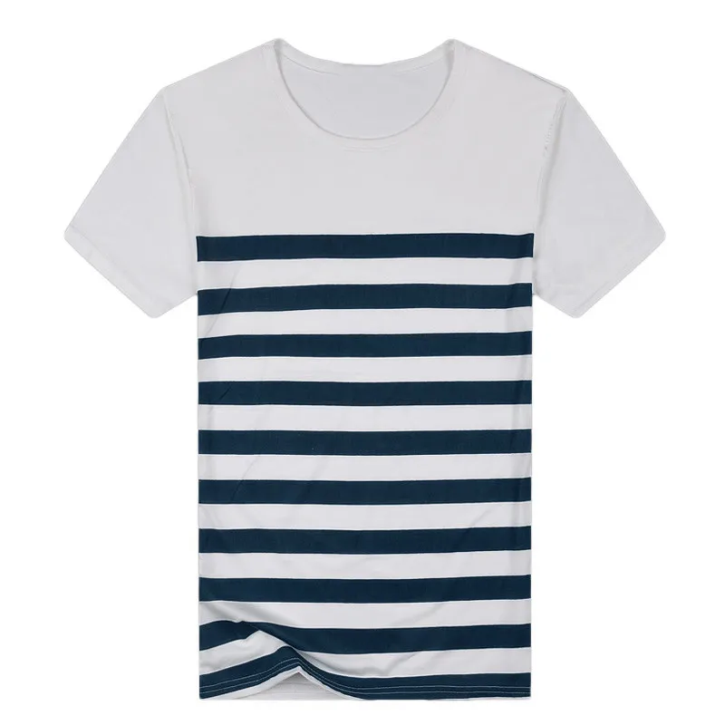 

Mens Fashion Striped T Shirts Youth Loose Fit Crewneck Short Sleeve T-Shirt Harajuku Tee Tops Summer Outdoor Sports Leisure Wear
