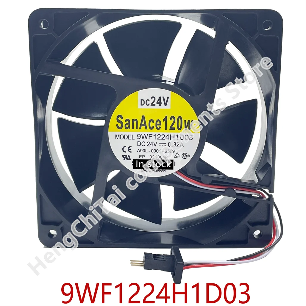 

Original new 100% working 9WF1224H1D03 A90L-0001-0509 24V 0.32A 12cm 120*38mm alarm detection fan