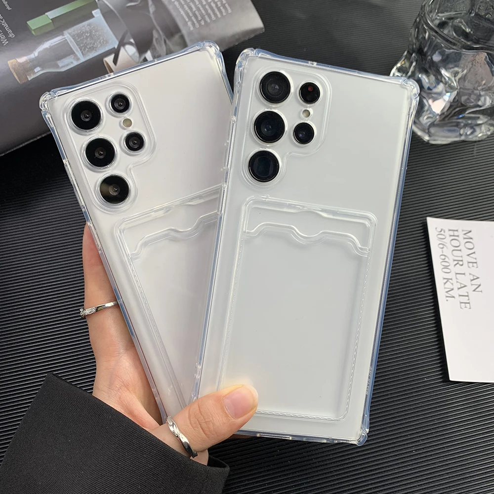Sleek Card Holder Soft Cover Smartphone Case