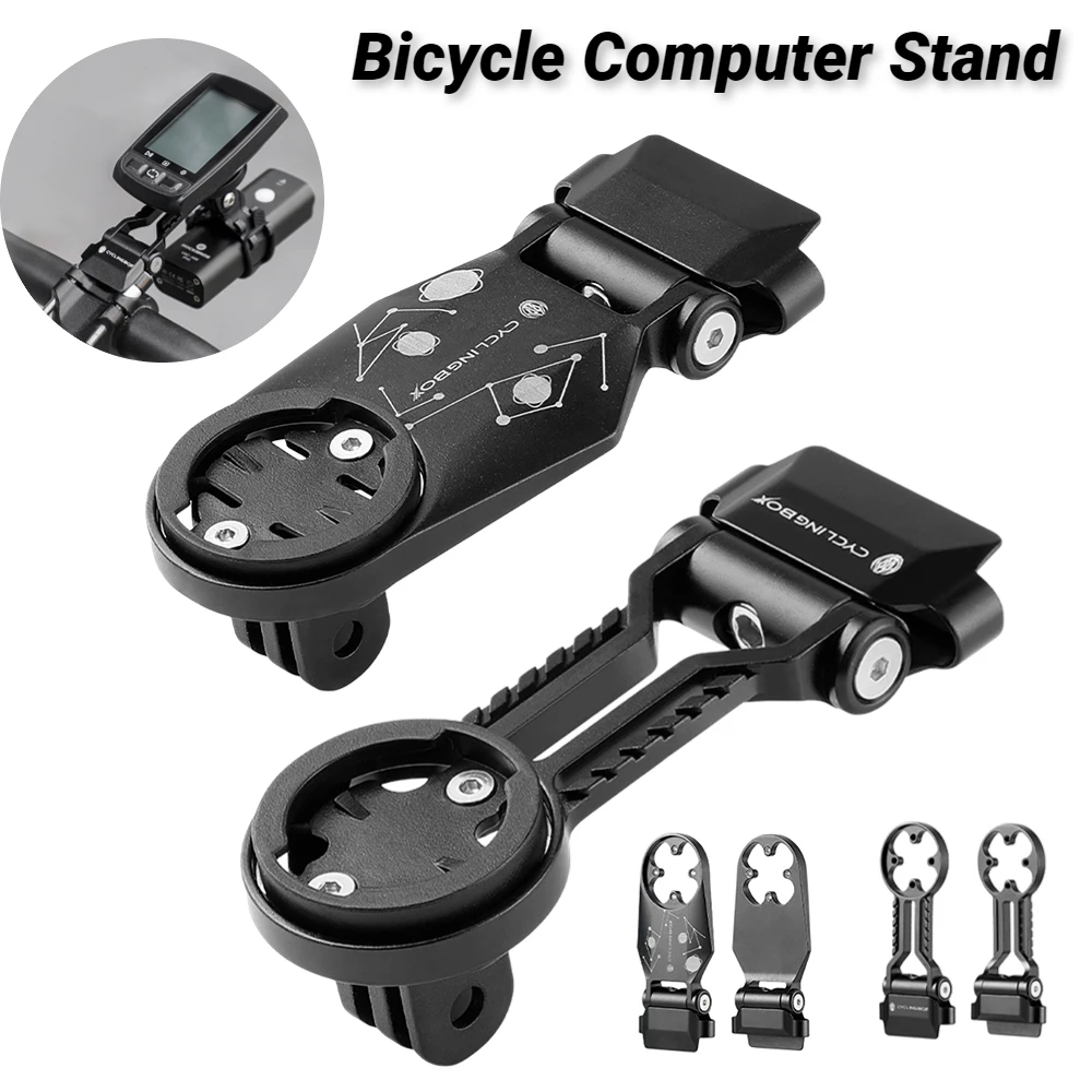 Compteur pour cycle,Adaptateur de support de caméra de vélo GoPro Garmin Varia,support d