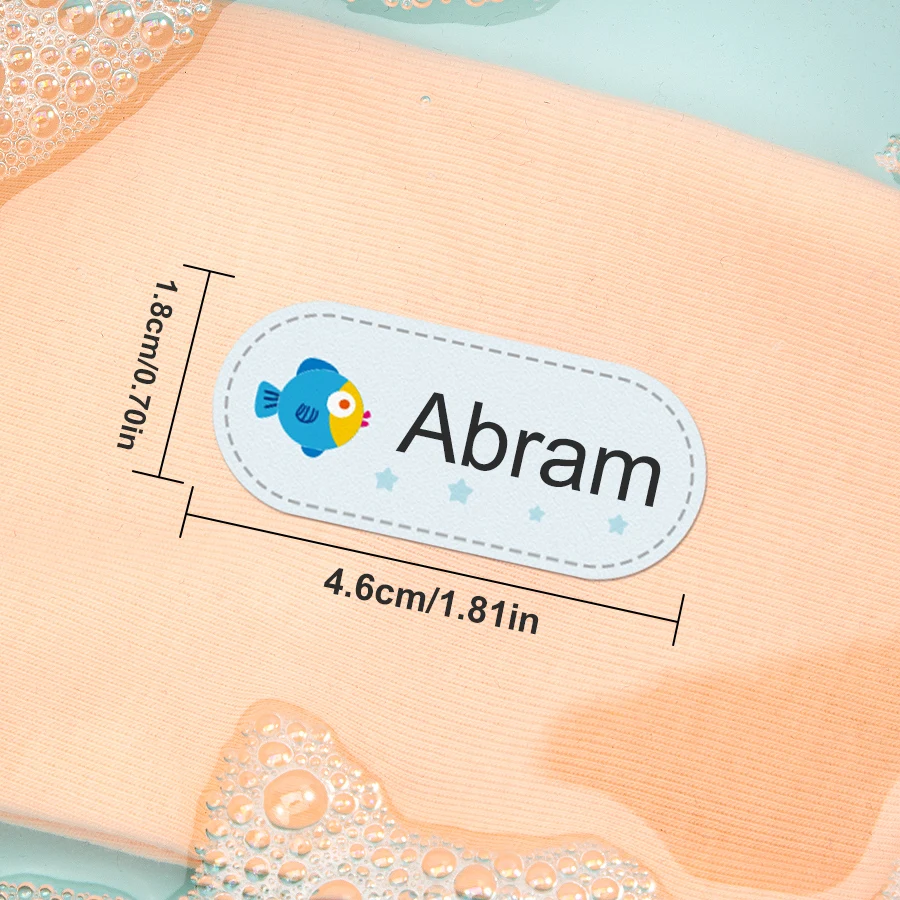 Customized Ironing Labels Personalized Name Clothes Bag Towel For Kids Baby Children Names School Waterproof Labels Brand Tags clothing labels name tags garment labels