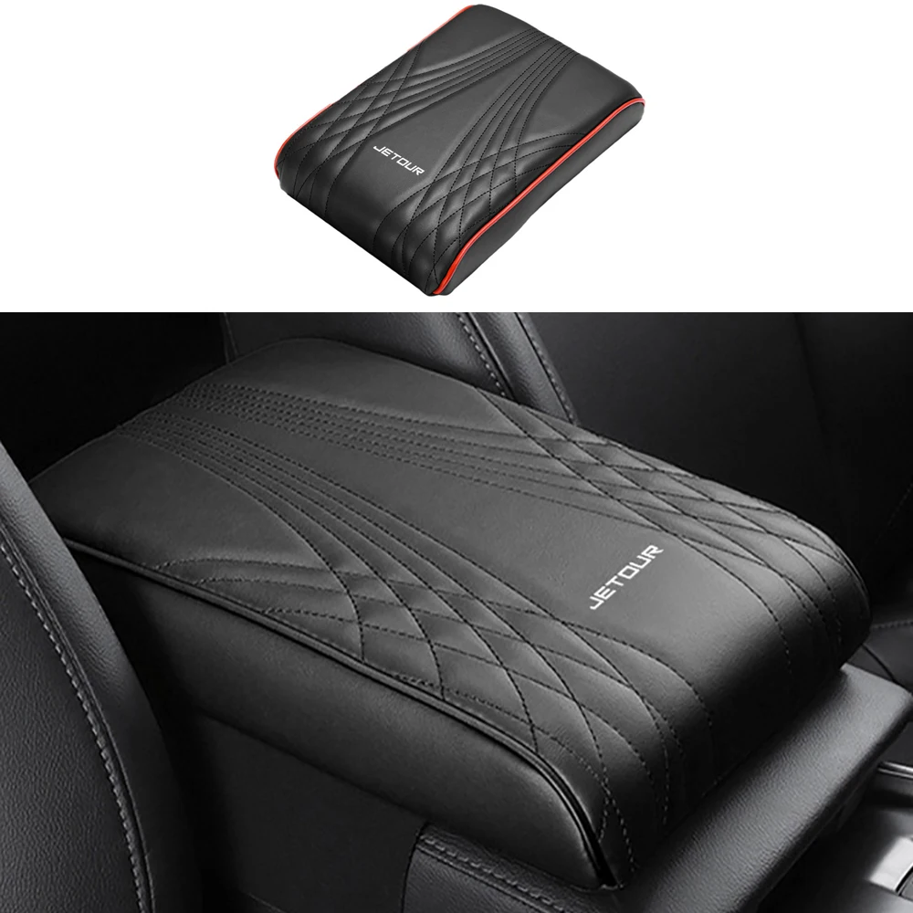 

Off-road 4x4 Car Central Armrest Box Raised Pad Protective Cover For Chery Jetour Traveler 2023 2024 Automotive Interior Supplie