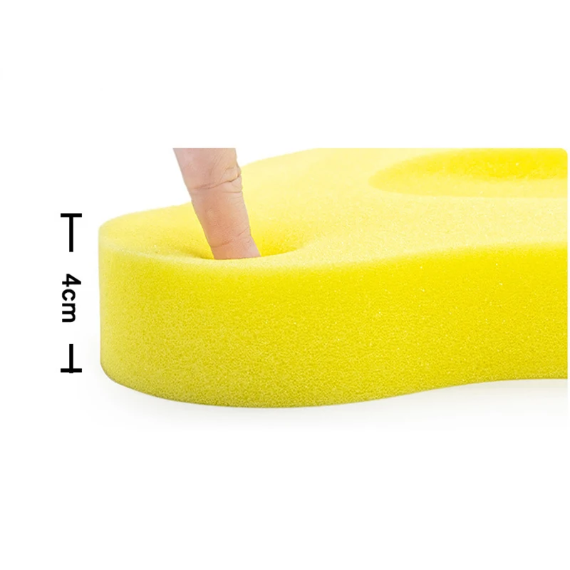 Tappetino da bagno in spugna Tappetino in spugna antiscivolo Vasca da bagno antiscivolo Tappetino da bagno per neonati Seggiolino per neonati per la cura del bambino - immagine 3