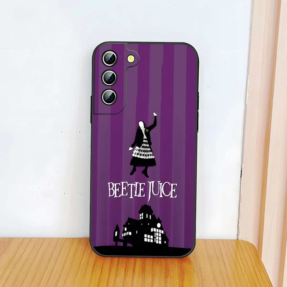 thumbnail image 1 of Funda para teléfono con manual B-Beetlejuices para Samsung S24 Ultra S22 S23 S20 Fe S21 Plus Galaxy A54 A34 A24 A53 Note 20, carcasa trasera, 1 of 5