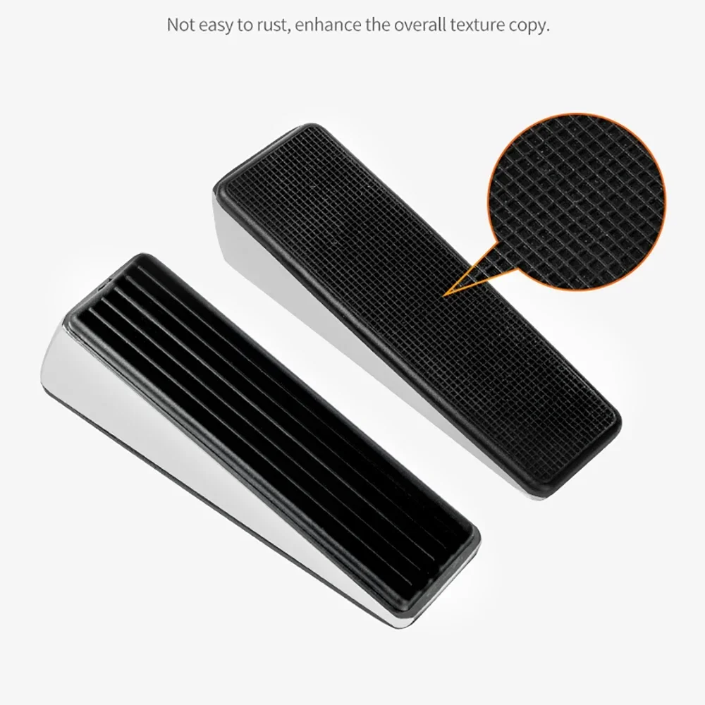Door Bottom Stopper Reusable Shock Absorbent Block Wedge Door Stopper Home Office Anti-collision er Children Protection