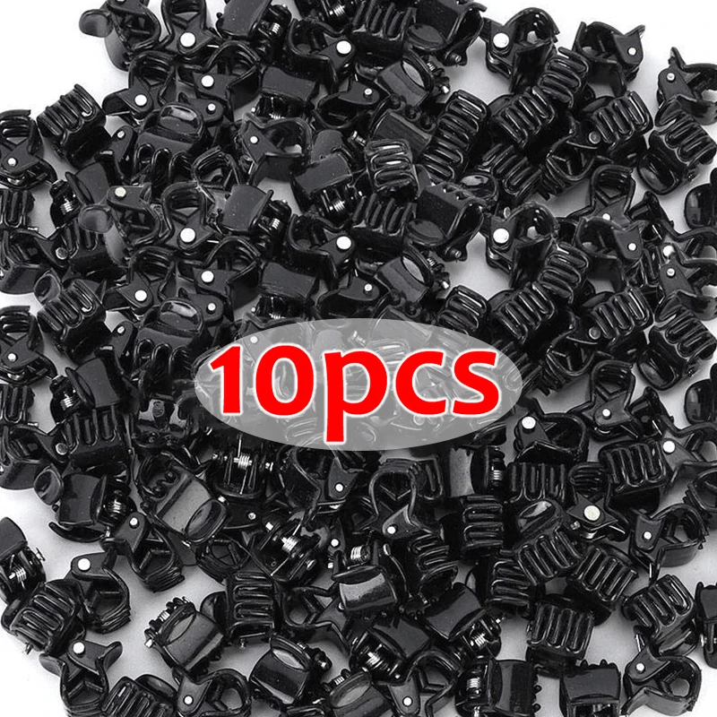 

10pcs Korean Black Women Small Claw Clip Headdress Fashion Mini Hair Clips Girls Bangs Clip Hair Claw Kid Hair Accessories