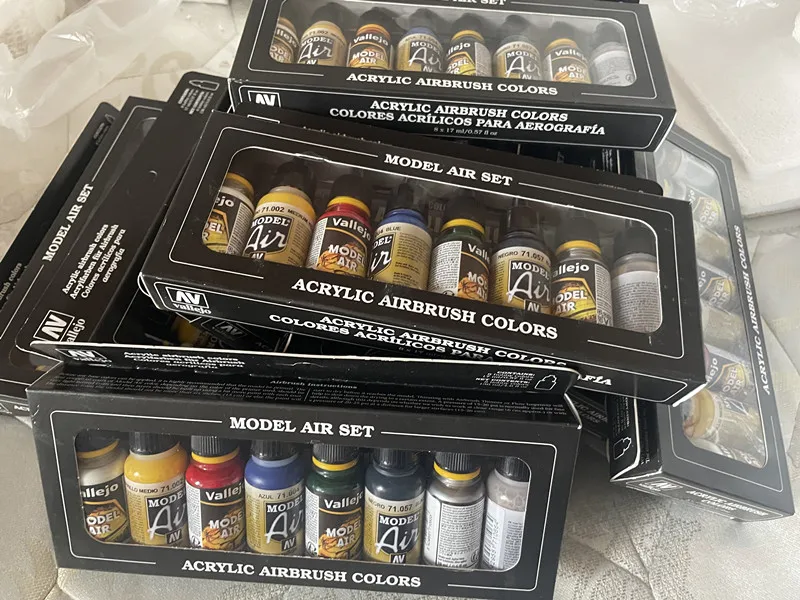 MEEDEN Set di vernici acriliche 9 colori/tubi (2 oz 60 ml) pigmenti