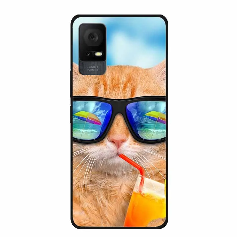 Fashionable Soft TPU Silicone Phone Cover - Stylish Painted Bumper Case