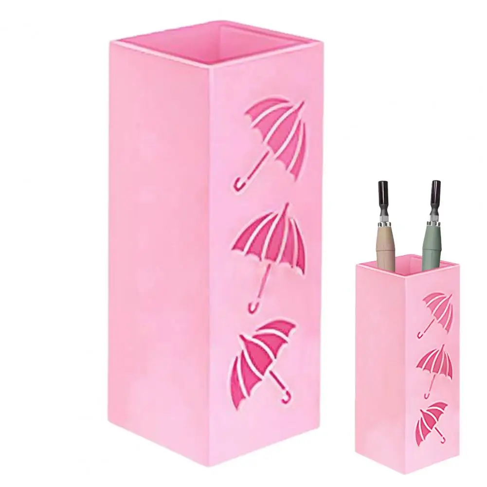 Ventilated Umbrella Holder Modern Metal Umbrella Stand for Home Office Entryway Organization Heavy Duty Folding Holder for Long