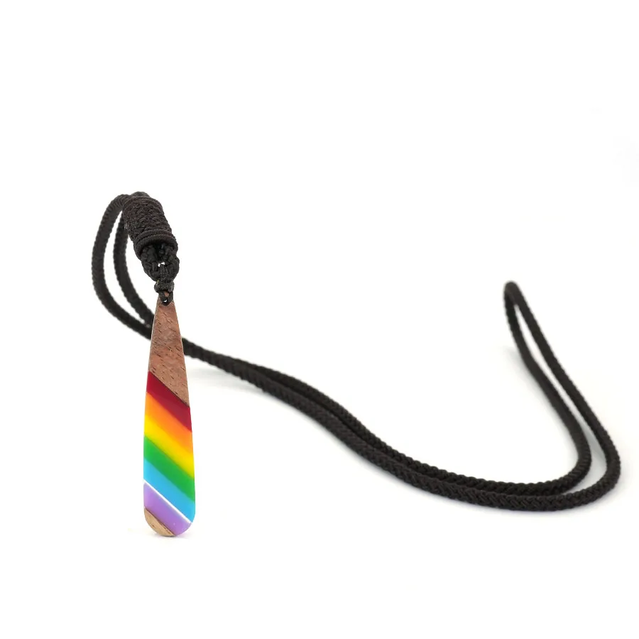 Handmade Wooden Braided Necklace For Men Women