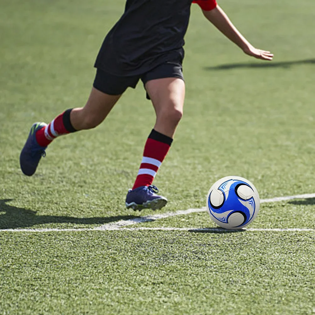 Size 5 Machine Stitched Football Waterproof Inflatable Sports Ball PVC Professional Soccer Ball for Outdoor Sports