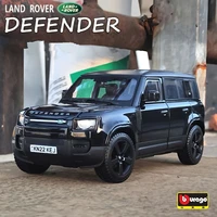 Bburago 1:24 Land Rover Defender 110 SUV Alloy Car Model Diecast Metal Off-road Vehicles Car Model Simulation Childrens Toy Gift 1
