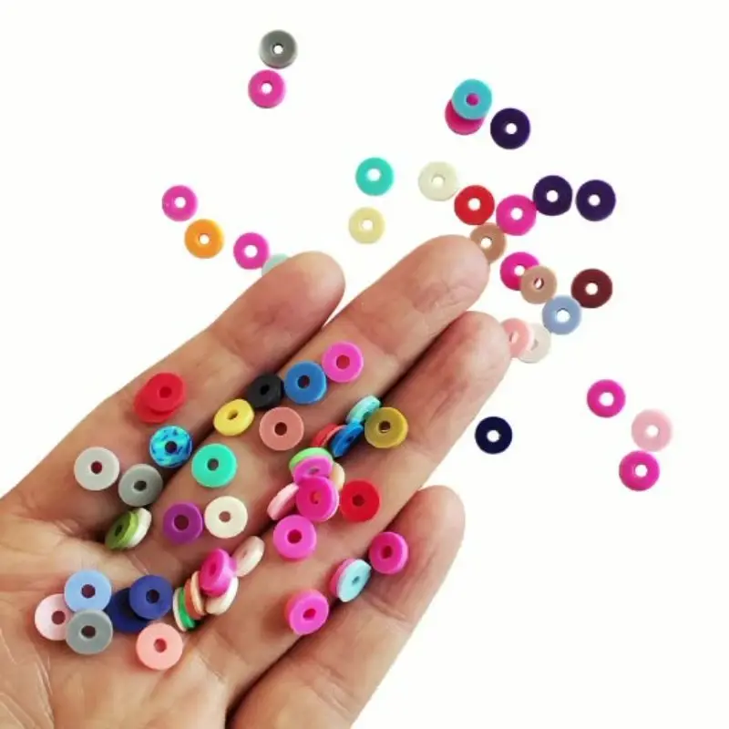 rainbow color beads