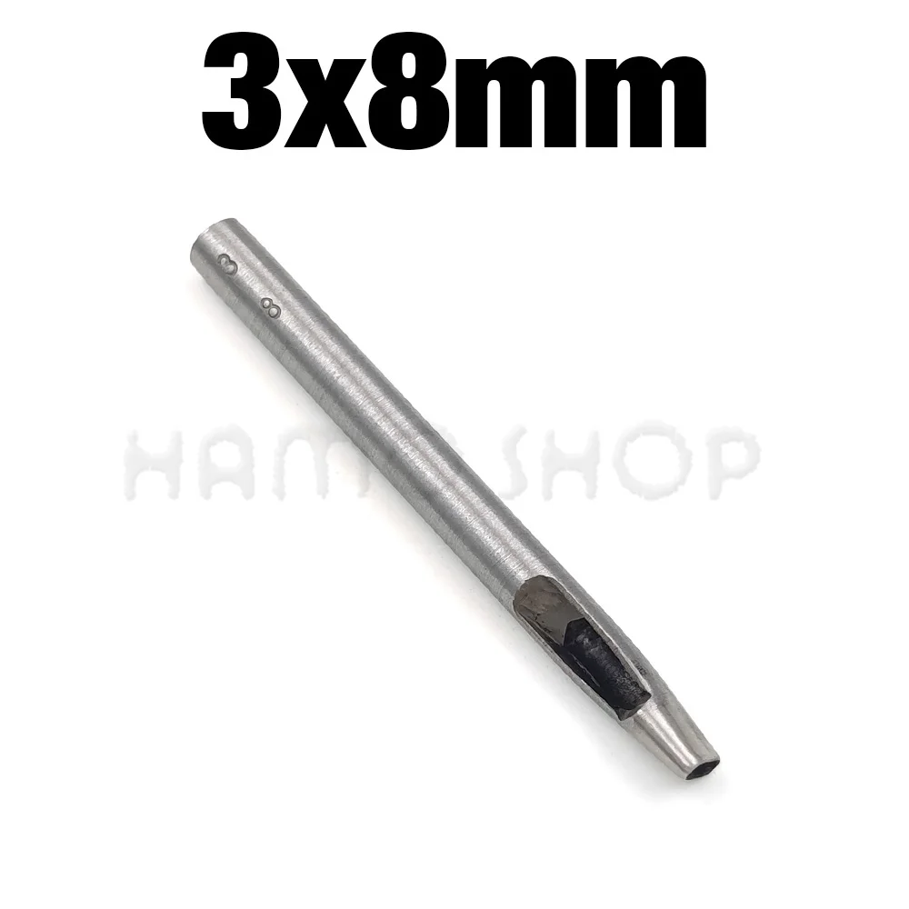 Leather Oval Shape Hole Punch Tool - Steel Craft DIY Punch