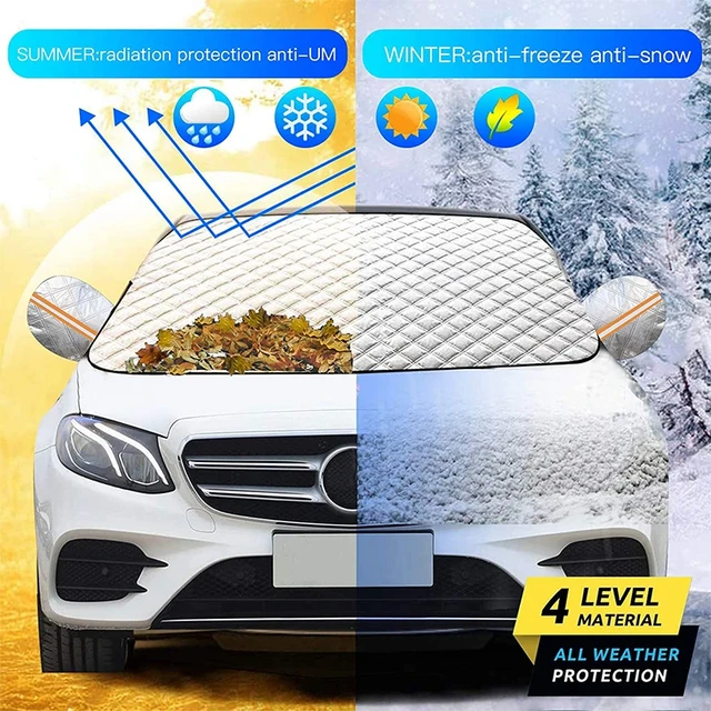 Acheter Couverture de pare-brise de voiture, protection contre le soleil,  épaississement d'hiver, Anti-gel, Anti-gel, couverture en verre de neige