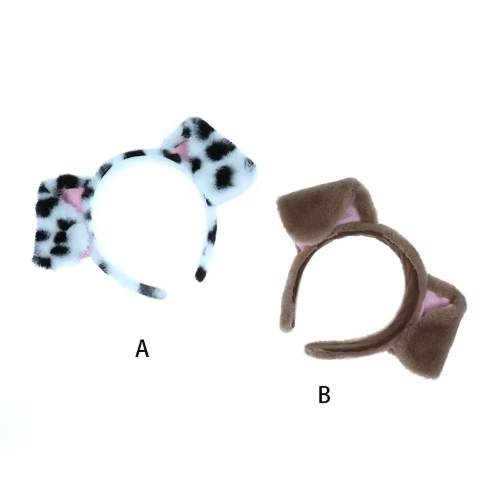 Women girls Gothic Lolita Dog Ears Headband Cute Plush animal ears Lolita Hairband Cosplay Hair Hoop Fashion Hair Accessories