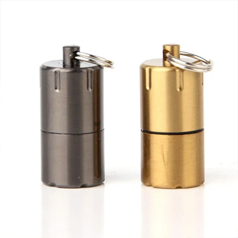 Mini Keychain Retro Kerosene Lighter Diesel Waterproof Portable Cigarette Lighter Gift Survival Tool Gadgets for Men kerosene lighter,smoking accessories