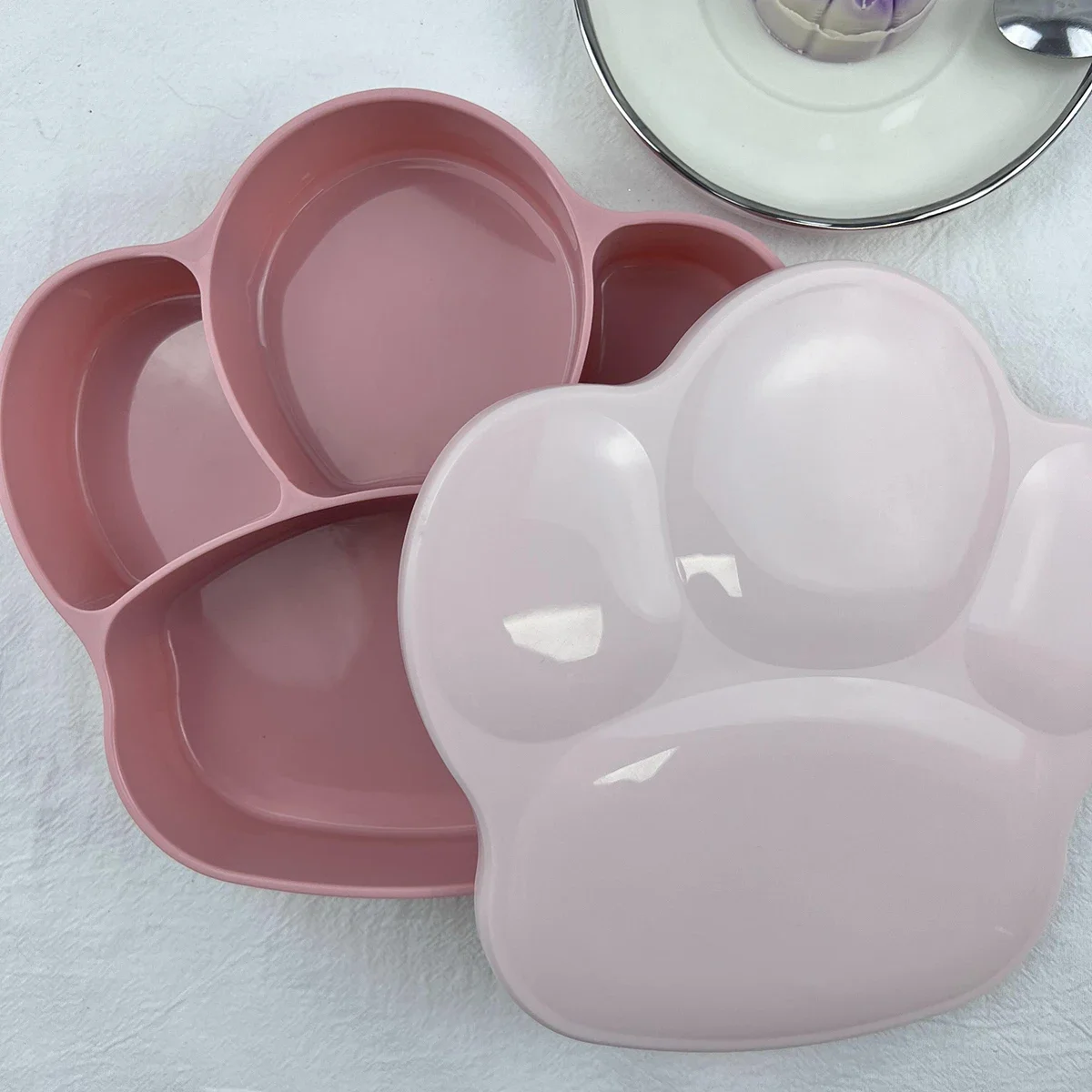 2pcs- Bento lunch box plate-a covered food storage container used for offices, schools, camping and picnicking, kitchen supplies