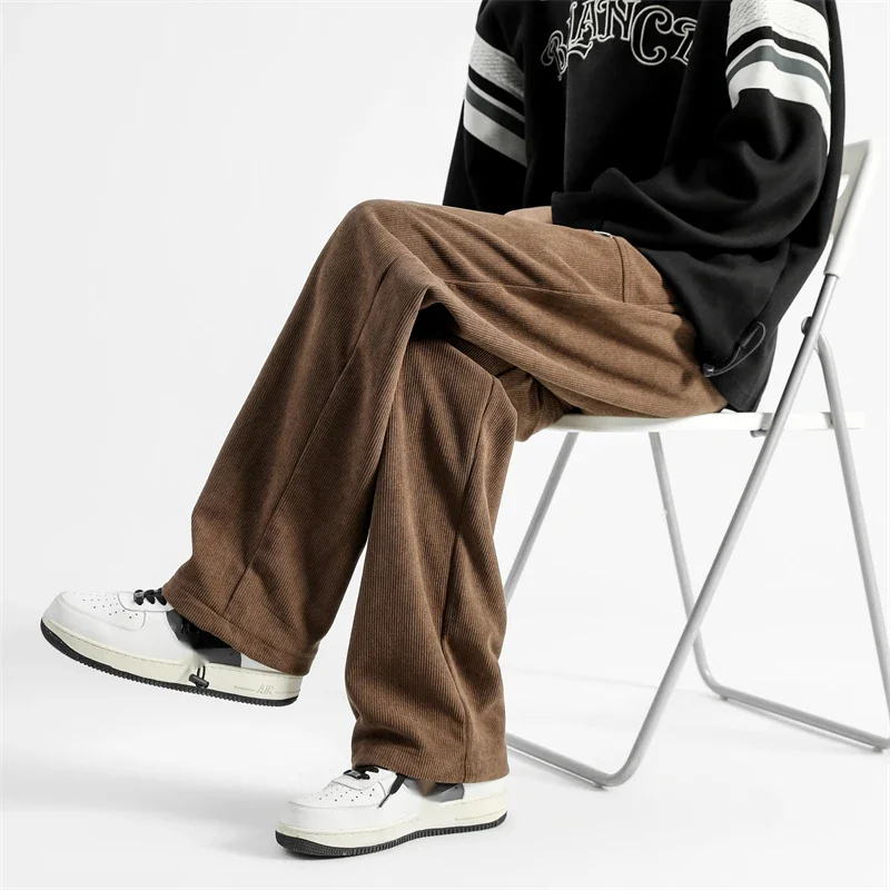 Casual leggings for men's spring and autumn loose pants, trendy and versatile