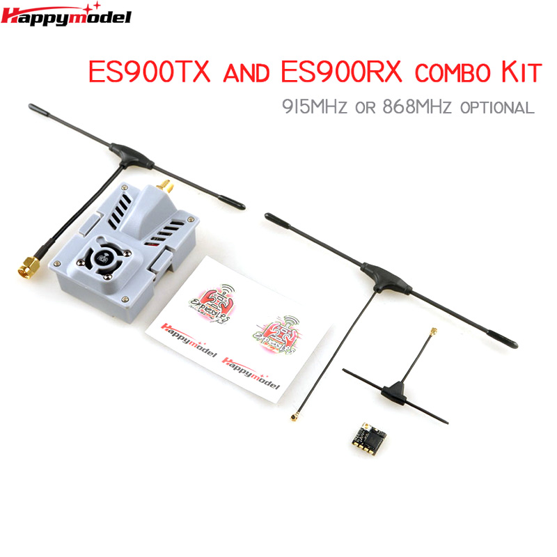 Happymodel ELRS Micro ES900RXï¼Receiverï¼ES900TXï¼Moduleï¼Combo Kit 915MHz ExpressLRS Firmware For RC FPV Long Range Racing Drones