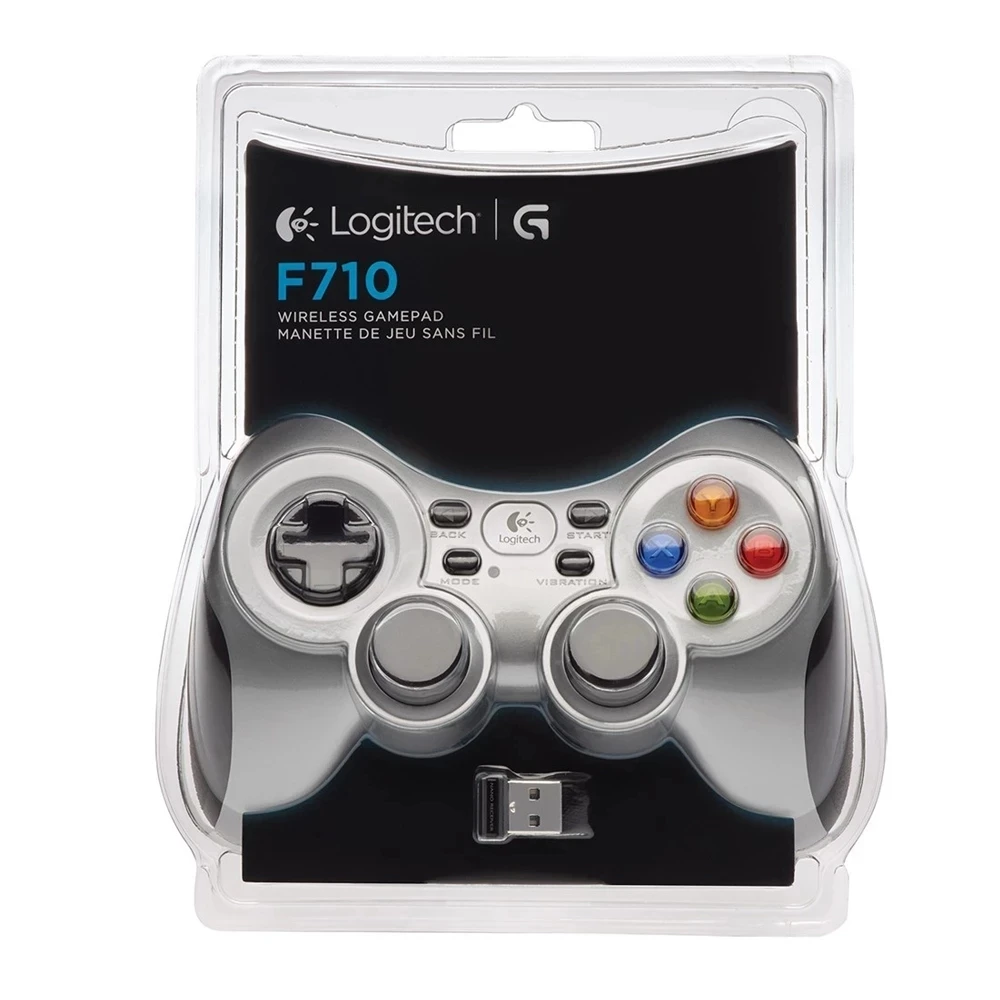 New Logitech F710 Wireless Gamepad 2.4 Wireless with USB Nano Receiver 4 Switch D-Pad 100% Original AliExpress