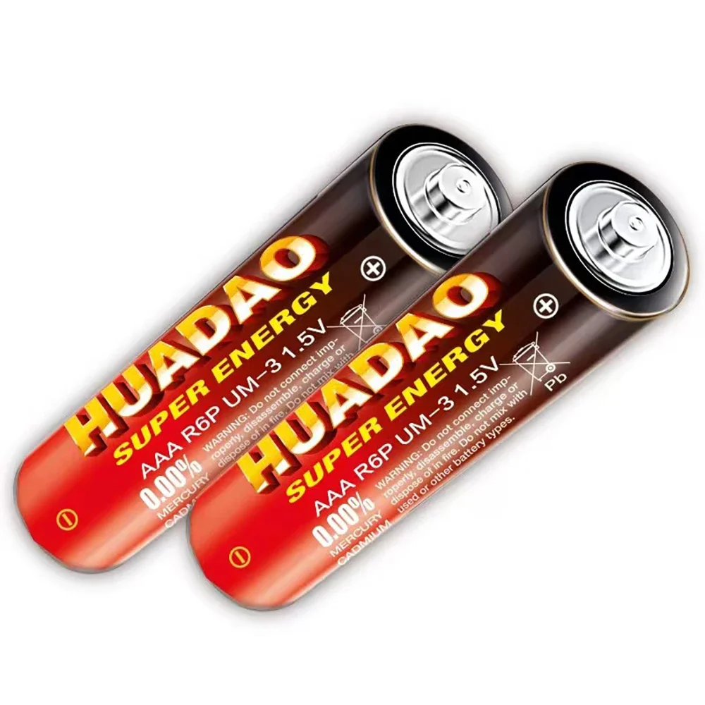 Huadao 1.5V AAA batteria alcalina usa e getta a secco per Led Light Toy Mp3 Camera Flash Razor lettore CD tastiera Mouse Wireless