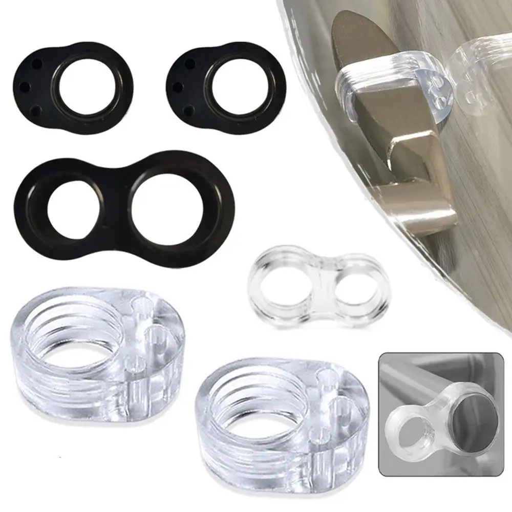 Door Handles Stopper Punch-free Door Stops Guard Transparent Round Protection Knob Bumper Walls Furniture PVC Protector Pad door stopper silicone door stopper door stopper bumpers