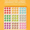 Sudoku Game Board Rainbow Number Thinking Game Brain Teaser Board Game Set Early Educational Thought Training Toy for Kids 4