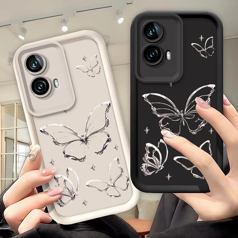 Fall Für Motorola MOTO G54 G53 G35 G34 G56 G86 G15 G84 G85 G05 G24 G04 Rand 60 Fusion 50 Neo 60 Pro 50 Silikon Stoßfest Abdeckung