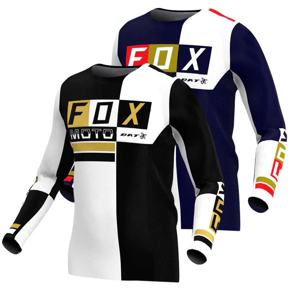 

Men's BAT FOX Motocross Racing Jersey Downhill Bike T-Shirt Motorcycle Jersey Cross Enduro MTB Jersey Camisas Ciclismo